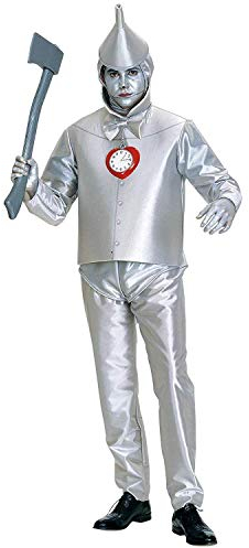 Rubies Wizard Of Oz Tin Man Costume, Silver Metallic, PLUS