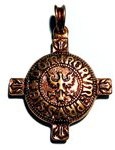 TEUTONENKREUZ Altbronze Kettenanhänger