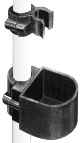 Teckmedi Stockhalter für Rollatoren/Rollator für alle Standard-Rollatoren Top-Qualität