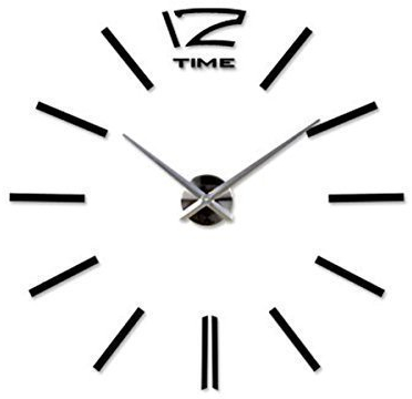 GMMH Design 1 Wanduhr 100-130 cm 3 D Neuheit XXL Uhr Moderne Selbst gestaltbare Do-it-Yourself Wanduhr