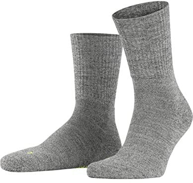 FALKE Unisex Socken Walkie Light U So Wolle Funktionsmaterial einfarbig 1 Paar, Grau Graphit Mel 3060, 39-41