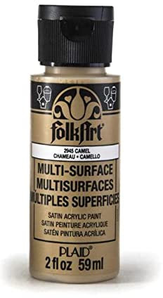 Plaid Folkart Mehrflächenige Farbe | Farben Aufgeführt 59ml (2oz) Camel