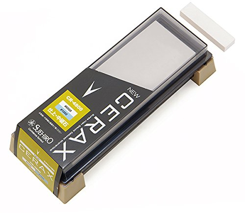 Suehiro New CERAX CR-4800 Combination Sharpening Stone: # 6000 / # 1000 (WA), Soaking Stone/