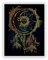 2 x Sonne Mond und Sterne Dream Catcher Vinyl Aufkleber # 7418 - 20cm/200mm Wide