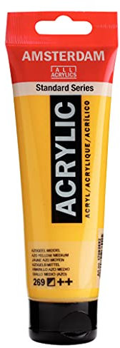Amsterdam Standard Series Colores Acrílicos Tubo 120 ml Amarillo Azo Medio 269 (17092692)