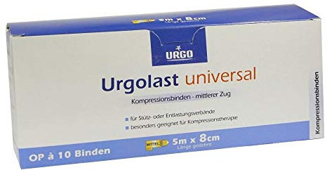 URGOLAST Universal Binde 8 cmx5 m 10 St