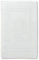 Casatessile Torino Tappeto Bagno Scendidoccia in Spugna 45X60 cm - Assorbente in Cotone, Senza Antiscivolo - Bianco