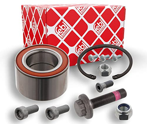 febi bilstein 19914 Radlagersatz mit Anbaumaterial, 1 Stück | Kompatibel mit: VW TRANSPORTER T4 Bus, TRANSPORTER T4 Kasten, TRANSPORTER T4 Pritsche/Fahrgestell (70E, 70L, 70M, 7DE, 7DL