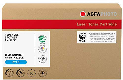 AgfaPhoto APTBTN325CE Toner für Brother HL4150, 3500 Seiten, cyan, 34.8 x 11.9 x 17.6