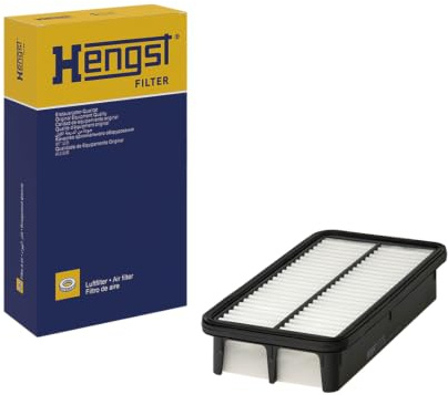 HENGST - Luftfilter E833L - Luft-Filtereinsatz für KFZ | Hochwertiger Motorluftfilter für Otto- oder Dieselmotor - Schutz für Motoren - Wasserbeständig