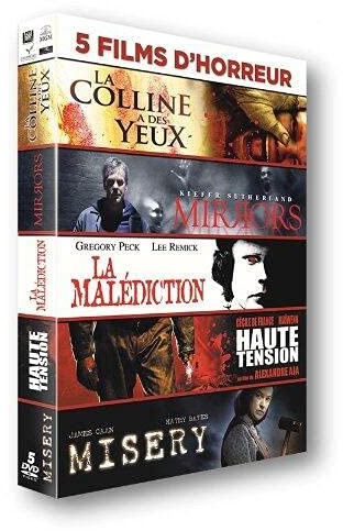 Coffret films d'horreur : la colline a des yeux ; mirrors ; la malédiction ; haute tension ; misery [FR Import]