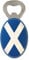 Scotland Scottish PU Fridge Magnet Lion Rampant Tartan (Saltire Bottle Opener)