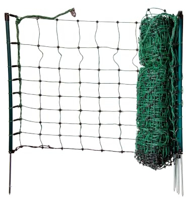 horizont Kaninchenzaun 25m x 50cm – Kleintierzaun, elektrifizierbar, grün