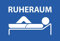 SCHILDER HIMMEL anpassbares Ruheraum Liege Schild 29x21cm Kunststoff mit Klebestreifen, Nr 650 eigener Text/Bild verschiedene Größen/Materialien
