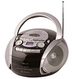 Nevir Radio CD NVR482UCM, negro