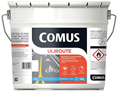 Uliroute Blanc 10L - Peinture pour signalisation et Marquage Routier COMUS