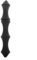 Generic MagiDeal Nockpunkt Fingerschutz Bogensport ersetzt Bogenhandschuh, Schwarz