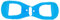 6,5 Zoll Silikon Schutzhülle Gehäuse für Selbst Balancing Scooter DIY Selbstbalance Roller Hoverboard - Blau