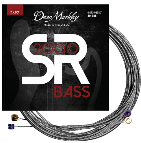Dean Markley DM2697 Sr2000 Bass Guitar Strings, Size 30-125