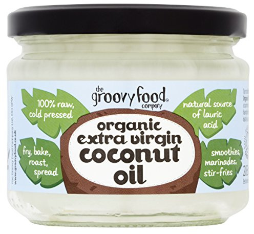 The Groovy Food Company Organic Virgin Coconut Oil 283ml (Pack of 3)