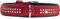 HUNTER SOFTIE DELUXE Hundehalsband, Kunstleder, glitzernde Strasssteine, 40 (XS-S), rot