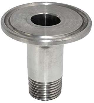 1/2 Sanitär AG Gewindefitting Flansch Ferrule Für Tri Clamp 50.5mm SS316 BSPT