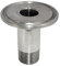 1/2 Sanitär AG Gewindefitting Flansch Ferrule Für Tri Clamp 50.5mm SS316 BSPT