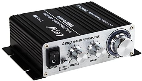 LEPY LP-V3S-Black Digitalverstärker 25 W x 2, Schwarz