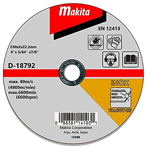 Makita d-18792 230 x 1,2 x 22 mm dünn Schneiden Rad – Mehrfarbig