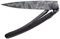 deejo Leichtgewichtsmesser, Black Tattoo Japanese Dragon Taschenmesser, Blau (Grenadill 1) - Blau (Grenadill 1)