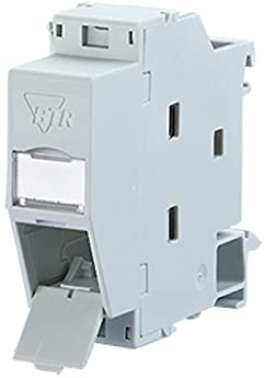 METZ Connect 82178 1309427103-E Netzwerkdose Hutschiene CAT 6 Lichtgrau