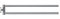 Duravit Handtuchhalter Karree, zweiarmig, Handtuchhalterung Wandmontage, schwenkbar, Handtuchstange 45 cm, Chrom