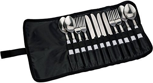 Vango Family Cutlery Set Camping Cooking Equipment, Silver, One Size, Stainless Steel