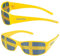 Taffstyle Fanartikel Sonnenbrille für Fussball WM & EM mit Länder Flagge Style - Schweden