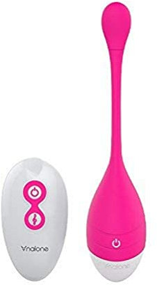 Nalone Sweetie Voice Activated Silicone Vibro Egg Vibrations with Remote Control, Pink