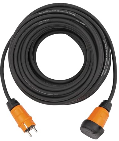 Verlängerungskabel IP44 25m schwarz H07RN-F 3G2,5