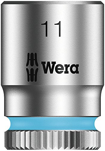 Wera 05003510001 8790 HMA Douille Zyklop à emmanchement 1/4, 11.0 mm, Bleu