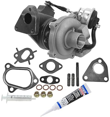 BESTPRICE 1x Turbolader, inkl. Montagesatz, 1x Additiv zur Turbolader - Erstbefüllung, Kompatibel mit FIAT 500 C, DOBLO, FIORINO, GRANDE PUNTO, IDEA, PANDA, PUNTO (188_), QUBO, LANCIA MUSA, YPSILON