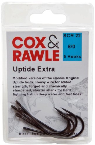 Cox & Rawle Up Tide Extra Hook - Black, Size 6/0