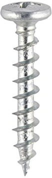 TIMco 212Z BZP PVC Friction Stay Screw 4.3 x 25 - Zinc (Box of 1000)