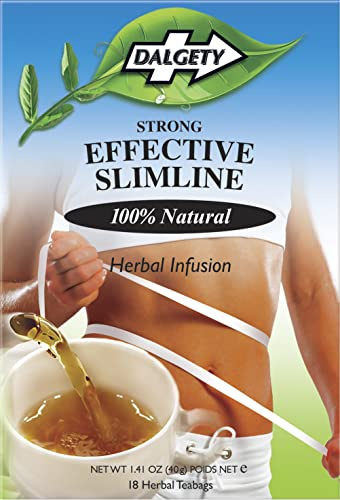Dalgety Effective Slimline Tea - Detox Tea - Pack of 6 Cartons (18 Teabags per Carton).