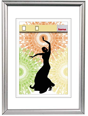 Hama Kunststoffrahmen Madrid, Silber, 20 x 30 cm