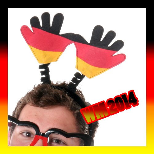 Wabbles H�nde Haarreif Deutschland Fan Artikel, 14410110