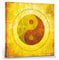 1art1 Inspiration Poster Himmel Und Erde, Wasser Und Feuer, Yin Und Yang Bilder Leinwand-Bild Auf Keilrahmen | XXL-Wandbild Poster Kunstdruck Als Leinwandbild 70x70 cm