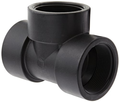 Banjo TEE200 Polypropylene Pipe Fitting, Tee, Schedule 80, 2 NPT Female