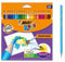 BIC Kids 8575633 Aquacouleur Buntstifte mit Aquarell-Farbeffekt
