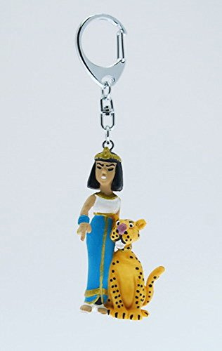 Plastoy Asterix Schlüsselanhänger Kleopatra und ihr Panther - Kunststoff - 12 cm