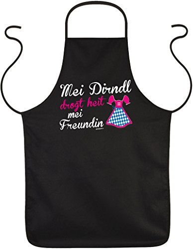 Goodman Design Lustige bayrische Grillschürze : Dirndl/MEI Dirndl MEI Freundin - Kochschürze schwarz