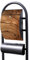 Banjado® Stand Briefkasten in Hammerschlag-Optik in Größe 150x47x22cm mit Motiv Trockenes Holz - Briefkasten mit Standfuß/Postkasten freistehend als Standbriefkasten mit Zeitungsfach
