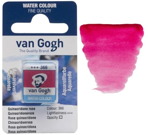 Van Gogh Aquarellfarbe, Chinacridonrosa 1/2 Napf [Spielzeug]